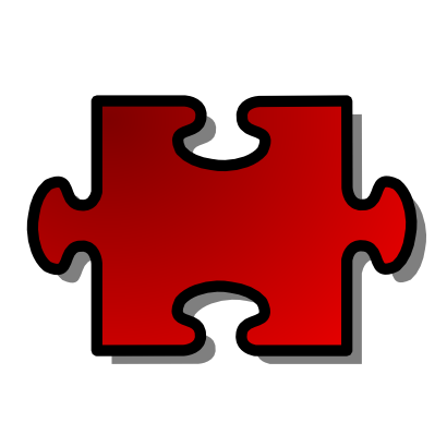 Download free red puzzle icon